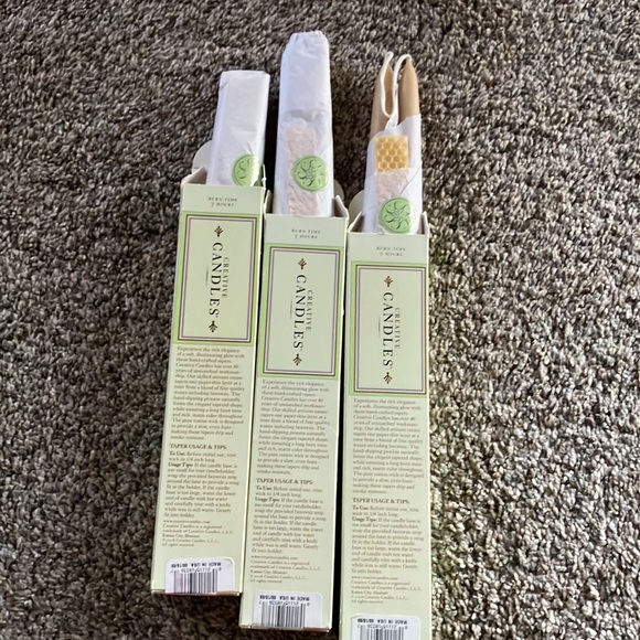 Creative Candles 6 NIP Taper candles - Picture 4 of 10